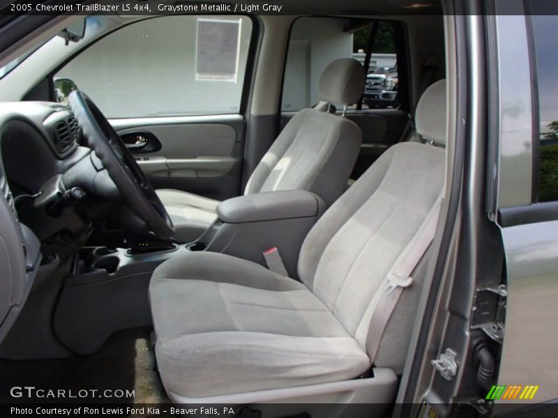 Graystone Metallic / Light Gray 2005 Chevrolet TrailBlazer LS 4x4