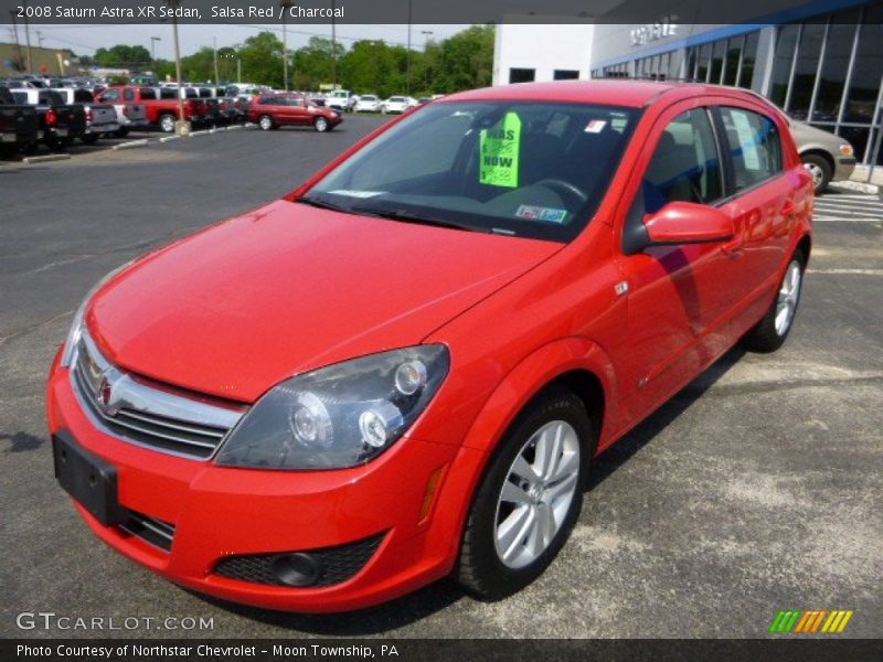 Salsa Red / Charcoal 2008 Saturn Astra XR Sedan