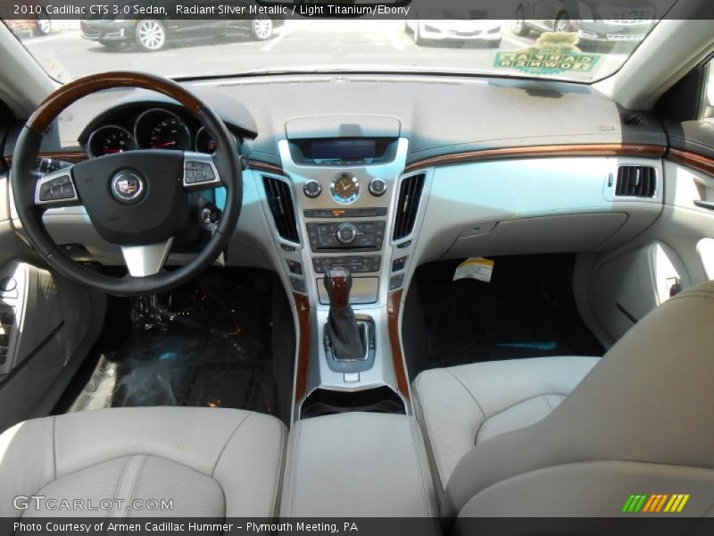 Radiant Silver Metallic / Light Titanium/Ebony 2010 Cadillac CTS 3.0 Sedan