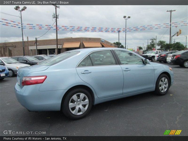 Sky Blue Pearl / Bisque 2007 Toyota Camry LE