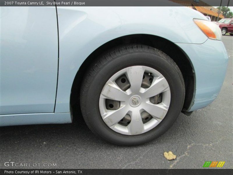 Sky Blue Pearl / Bisque 2007 Toyota Camry LE