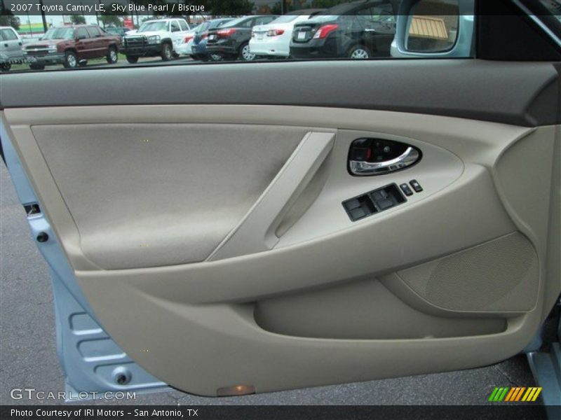 Sky Blue Pearl / Bisque 2007 Toyota Camry LE