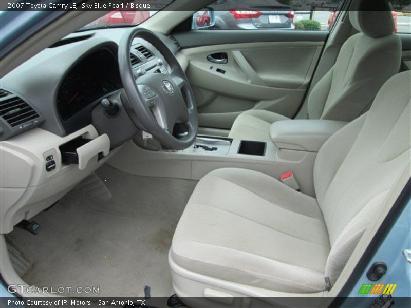 Sky Blue Pearl / Bisque 2007 Toyota Camry LE