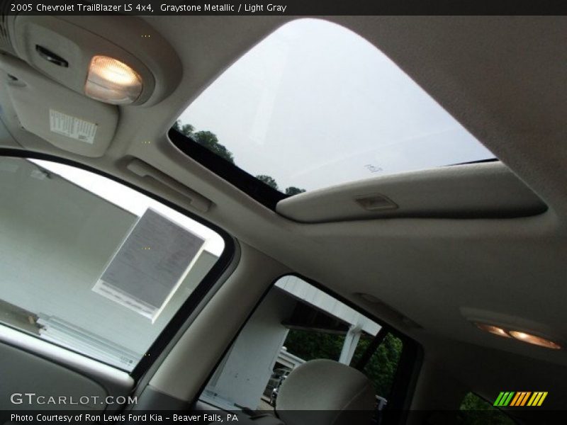 Graystone Metallic / Light Gray 2005 Chevrolet TrailBlazer LS 4x4