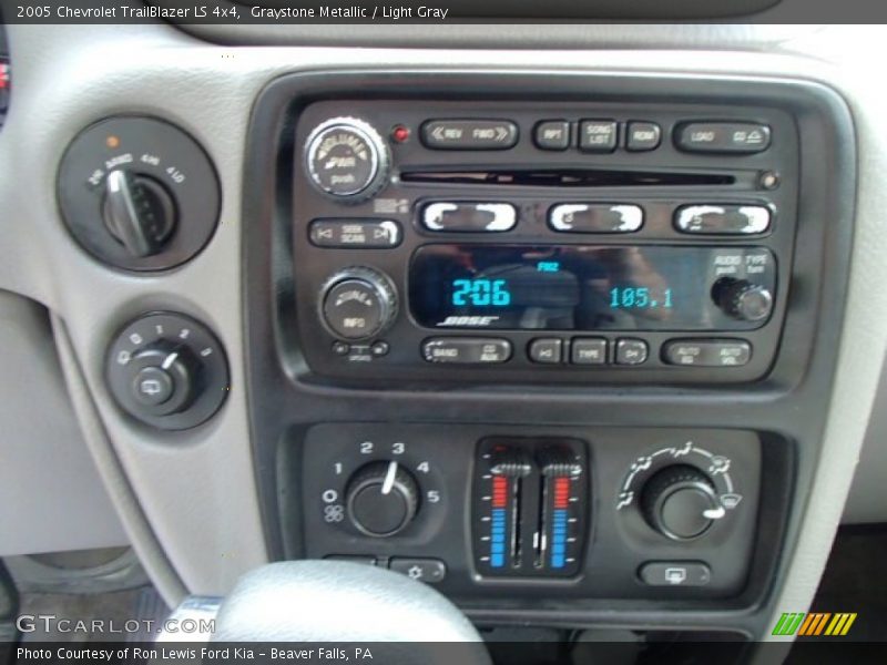 Graystone Metallic / Light Gray 2005 Chevrolet TrailBlazer LS 4x4