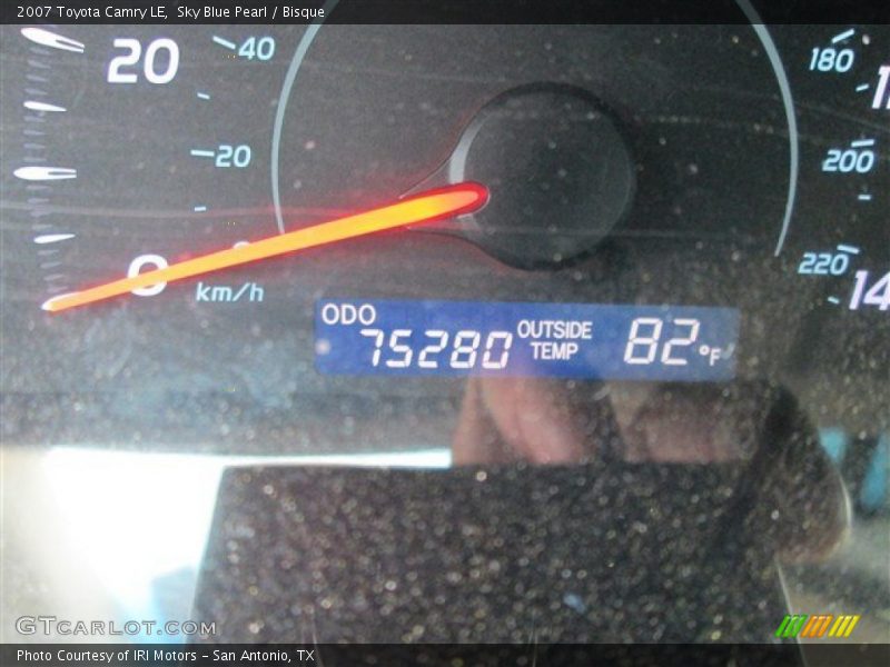 Sky Blue Pearl / Bisque 2007 Toyota Camry LE