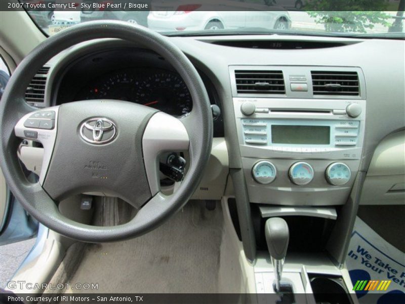 Sky Blue Pearl / Bisque 2007 Toyota Camry LE