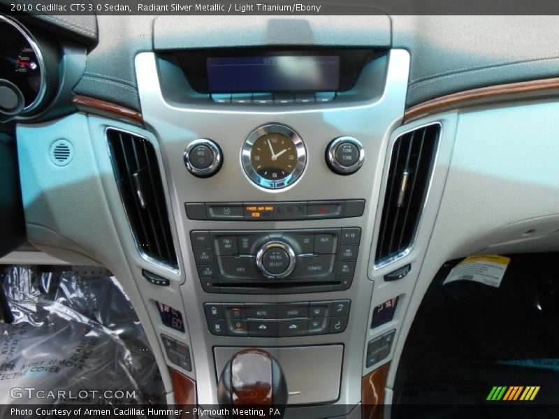 Radiant Silver Metallic / Light Titanium/Ebony 2010 Cadillac CTS 3.0 Sedan
