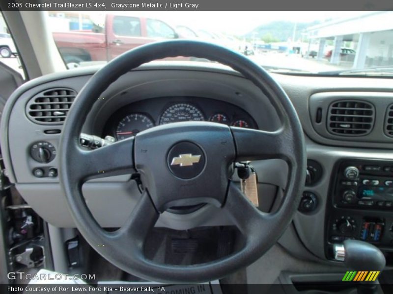 Graystone Metallic / Light Gray 2005 Chevrolet TrailBlazer LS 4x4