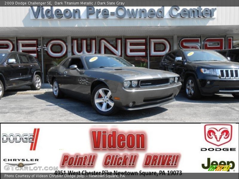 Dark Titanium Metallic / Dark Slate Gray 2009 Dodge Challenger SE