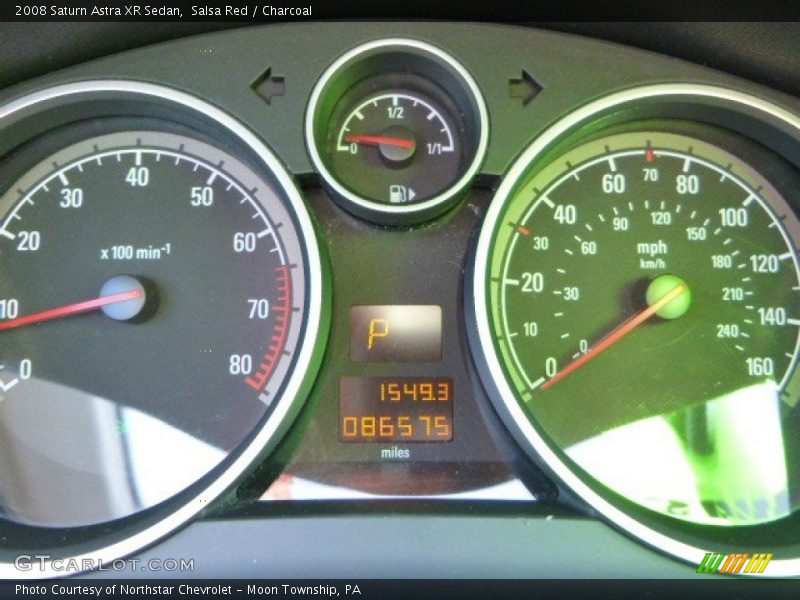 Salsa Red / Charcoal 2008 Saturn Astra XR Sedan