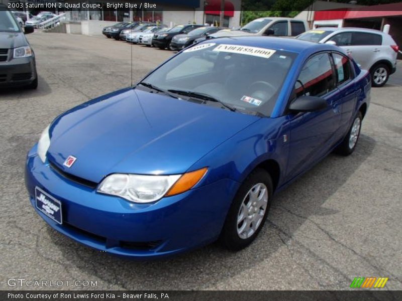Bright Blue / Blue 2003 Saturn ION 2 Quad Coupe