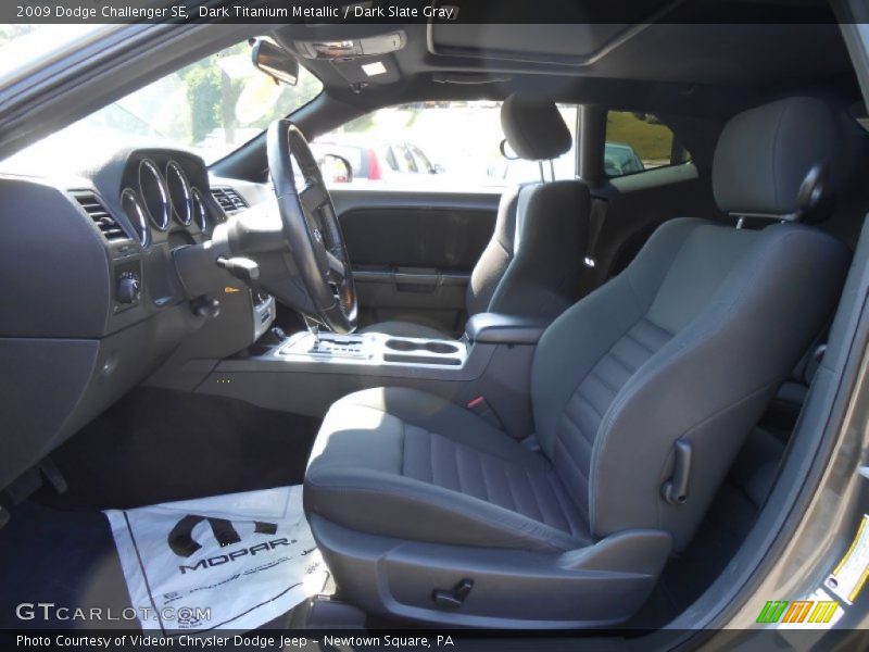 Dark Titanium Metallic / Dark Slate Gray 2009 Dodge Challenger SE