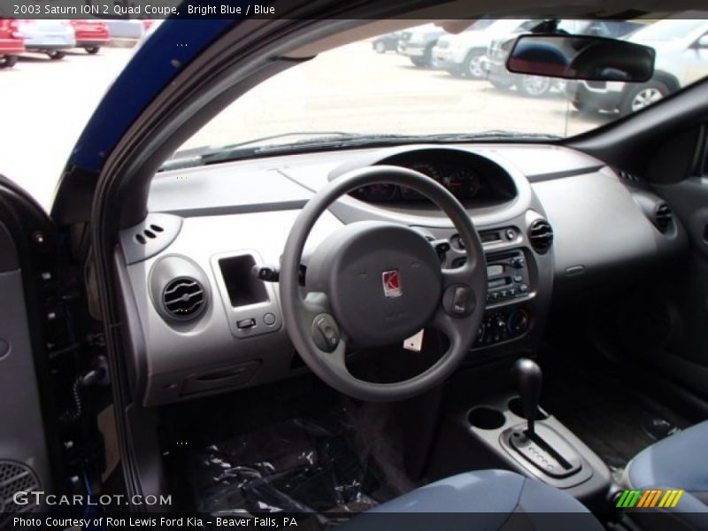 Bright Blue / Blue 2003 Saturn ION 2 Quad Coupe