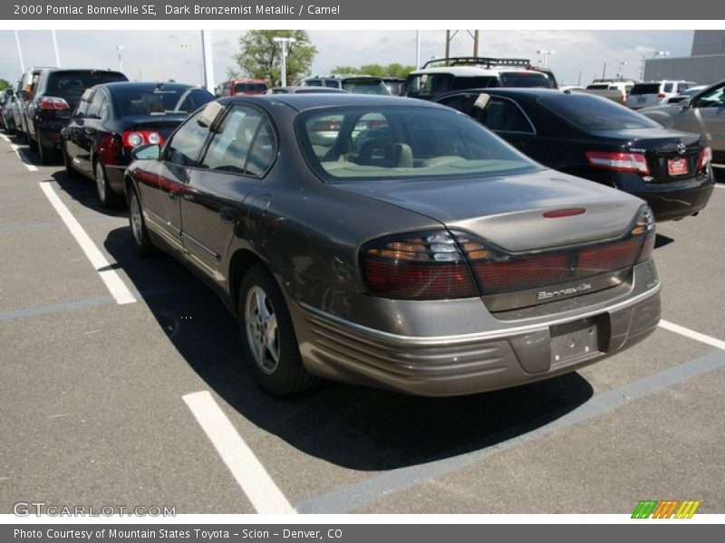 Dark Bronzemist Metallic / Camel 2000 Pontiac Bonneville SE