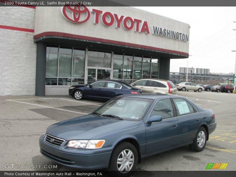 Sailfin Blue Metallic / Gray 2000 Toyota Camry LE