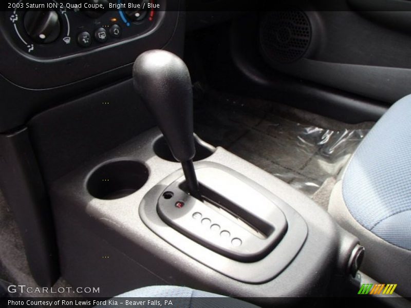  2003 ION 2 Quad Coupe VTi CVT Automatic Shifter