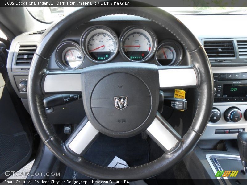 Dark Titanium Metallic / Dark Slate Gray 2009 Dodge Challenger SE