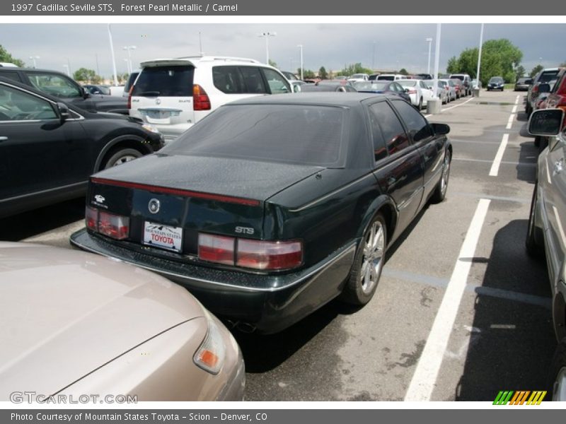 Forest Pearl Metallic / Camel 1997 Cadillac Seville STS