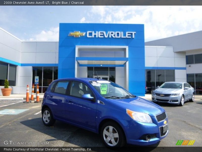 Bright Blue / Charcoal 2009 Chevrolet Aveo Aveo5 LT