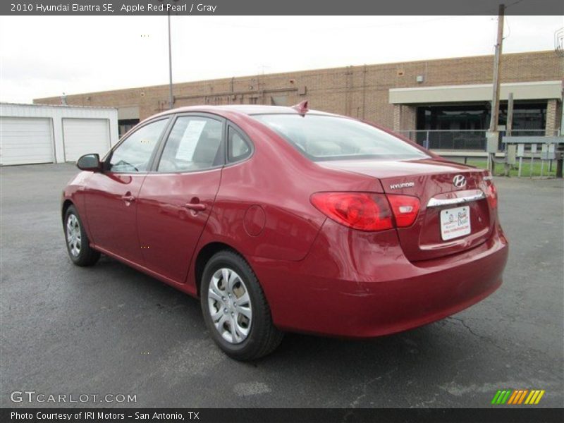 Apple Red Pearl / Gray 2010 Hyundai Elantra SE