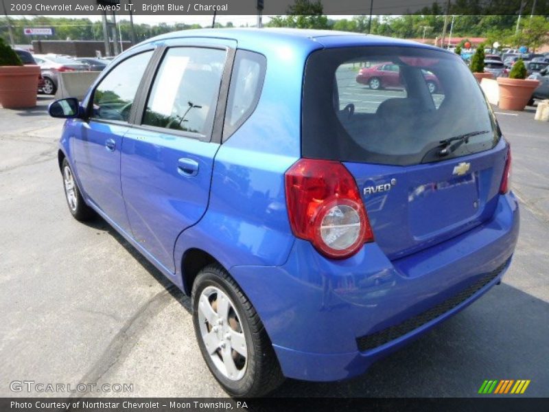 Bright Blue / Charcoal 2009 Chevrolet Aveo Aveo5 LT