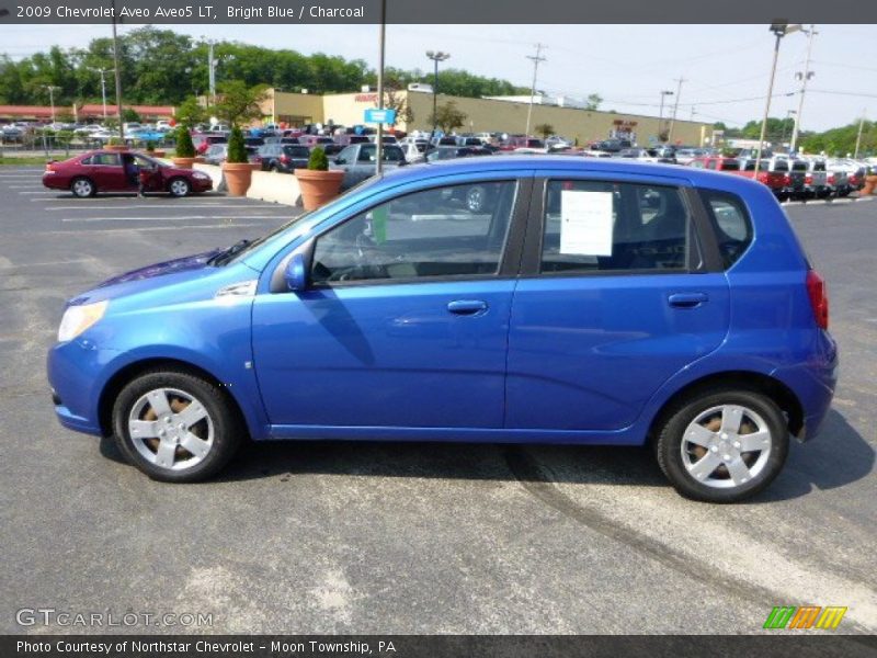 Bright Blue / Charcoal 2009 Chevrolet Aveo Aveo5 LT