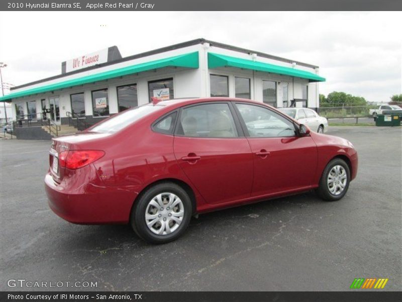 Apple Red Pearl / Gray 2010 Hyundai Elantra SE