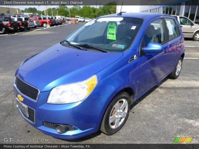 Bright Blue / Charcoal 2009 Chevrolet Aveo Aveo5 LT