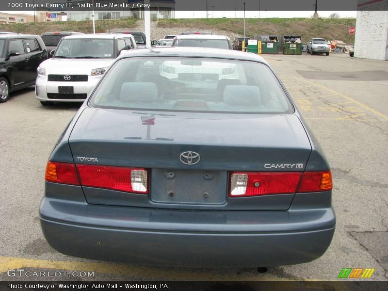 Sailfin Blue Metallic / Gray 2000 Toyota Camry LE