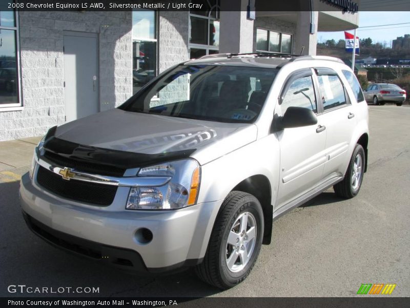 Silverstone Metallic / Light Gray 2008 Chevrolet Equinox LS AWD