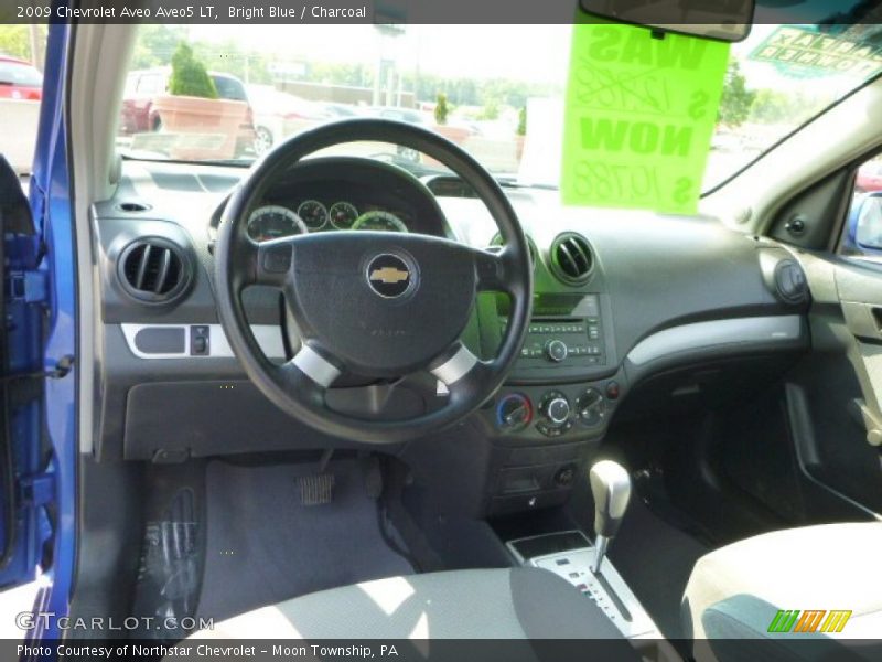 Bright Blue / Charcoal 2009 Chevrolet Aveo Aveo5 LT