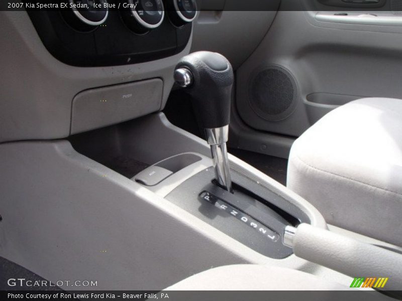 Ice Blue / Gray 2007 Kia Spectra EX Sedan