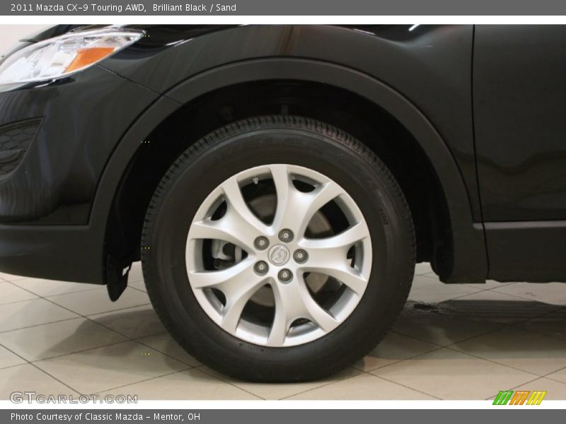 Brilliant Black / Sand 2011 Mazda CX-9 Touring AWD