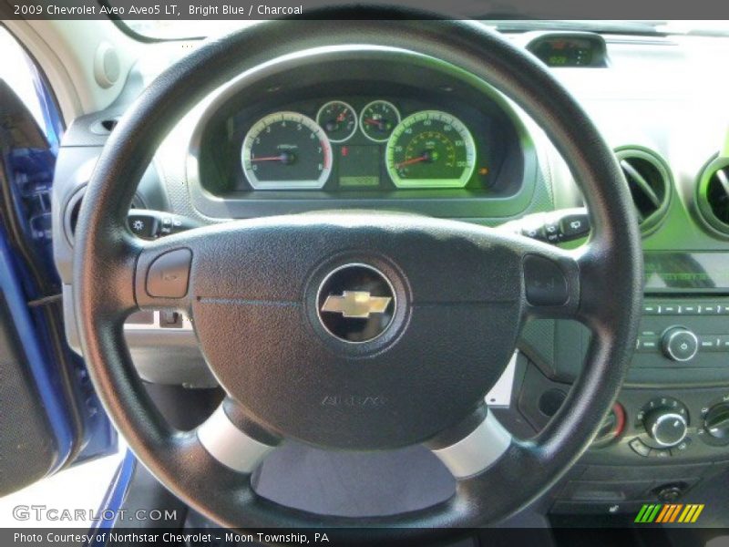 Bright Blue / Charcoal 2009 Chevrolet Aveo Aveo5 LT