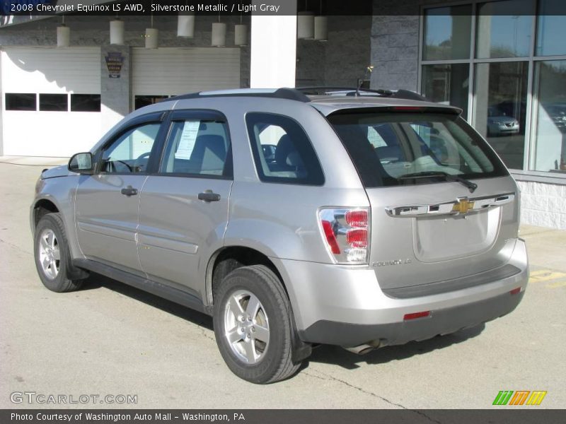 Silverstone Metallic / Light Gray 2008 Chevrolet Equinox LS AWD
