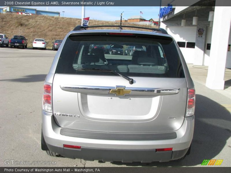 Silverstone Metallic / Light Gray 2008 Chevrolet Equinox LS AWD