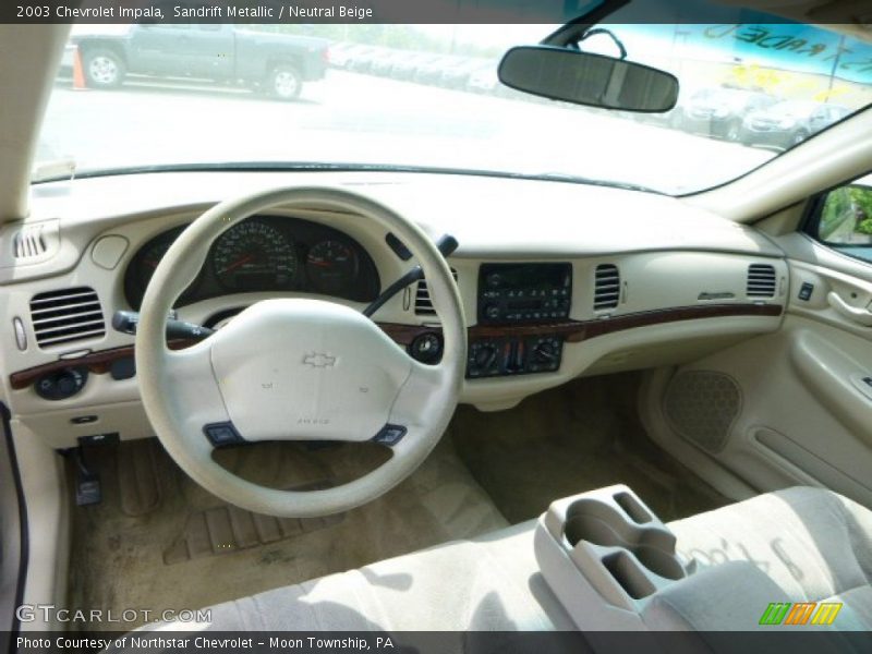 Sandrift Metallic / Neutral Beige 2003 Chevrolet Impala