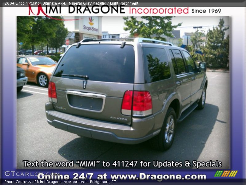 Mineral Grey Metallic / Light Parchment 2004 Lincoln Aviator Ultimate 4x4