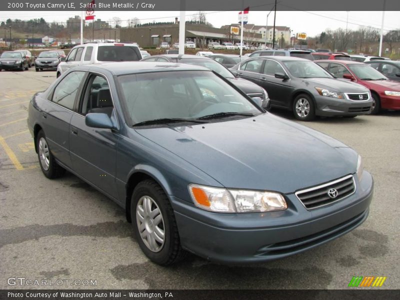 Sailfin Blue Metallic / Gray 2000 Toyota Camry LE