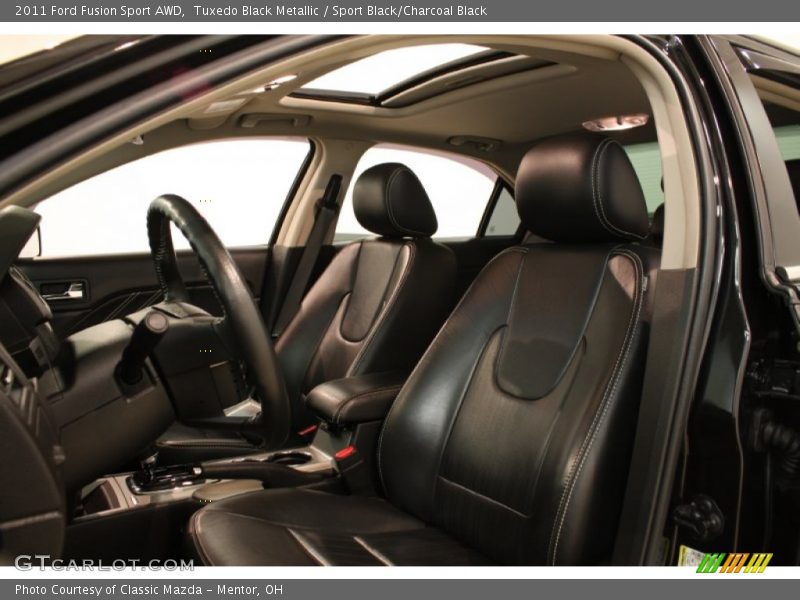 Tuxedo Black Metallic / Sport Black/Charcoal Black 2011 Ford Fusion Sport AWD
