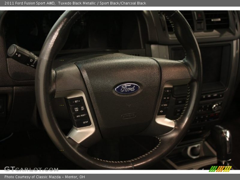 Tuxedo Black Metallic / Sport Black/Charcoal Black 2011 Ford Fusion Sport AWD