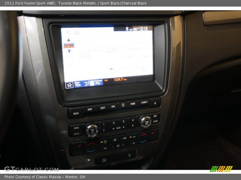 Tuxedo Black Metallic / Sport Black/Charcoal Black 2011 Ford Fusion Sport AWD