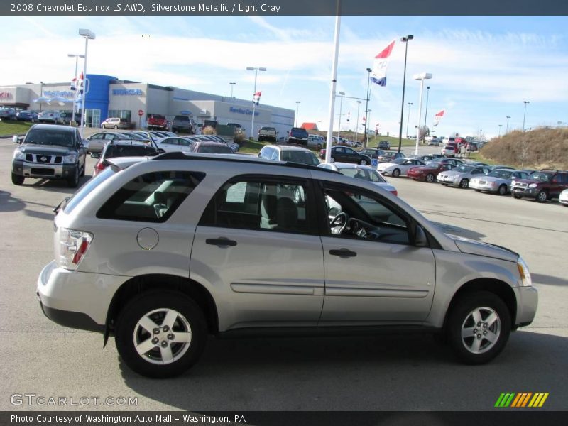 Silverstone Metallic / Light Gray 2008 Chevrolet Equinox LS AWD