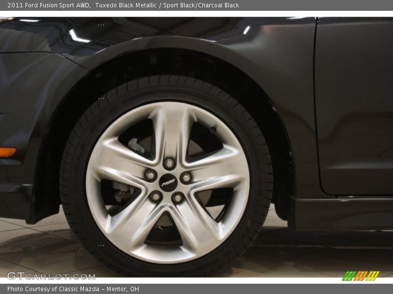 Tuxedo Black Metallic / Sport Black/Charcoal Black 2011 Ford Fusion Sport AWD