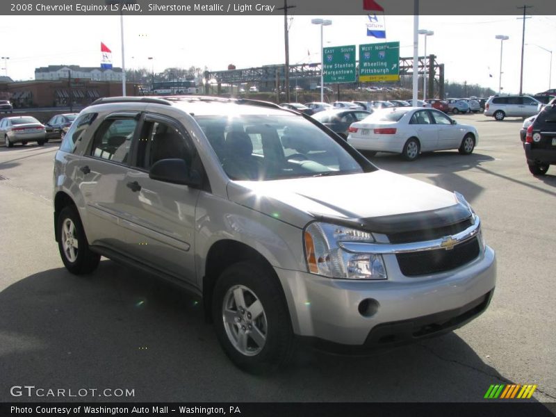 Silverstone Metallic / Light Gray 2008 Chevrolet Equinox LS AWD