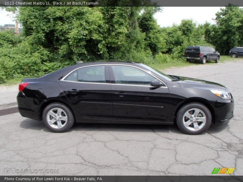 Black / Jet Black/Titanium 2013 Chevrolet Malibu LS
