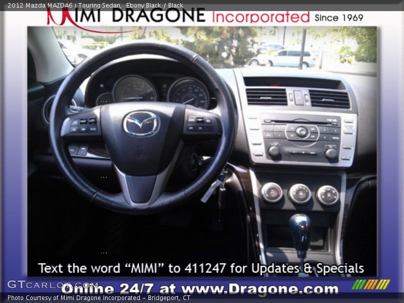 Ebony Black / Black 2012 Mazda MAZDA6 i Touring Sedan