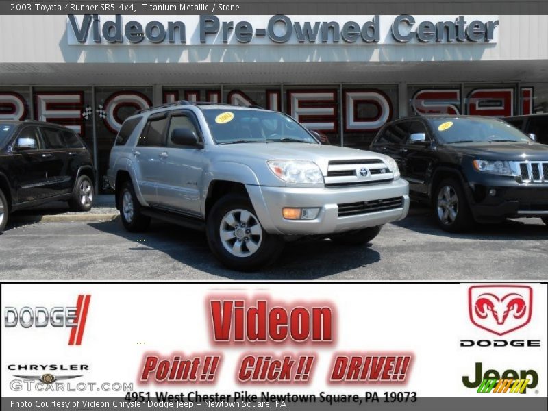 Titanium Metallic / Stone 2003 Toyota 4Runner SR5 4x4
