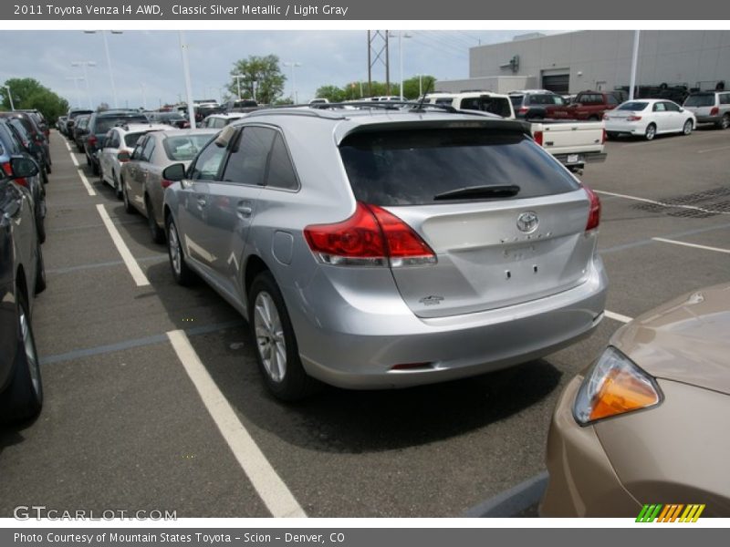 Classic Silver Metallic / Light Gray 2011 Toyota Venza I4 AWD